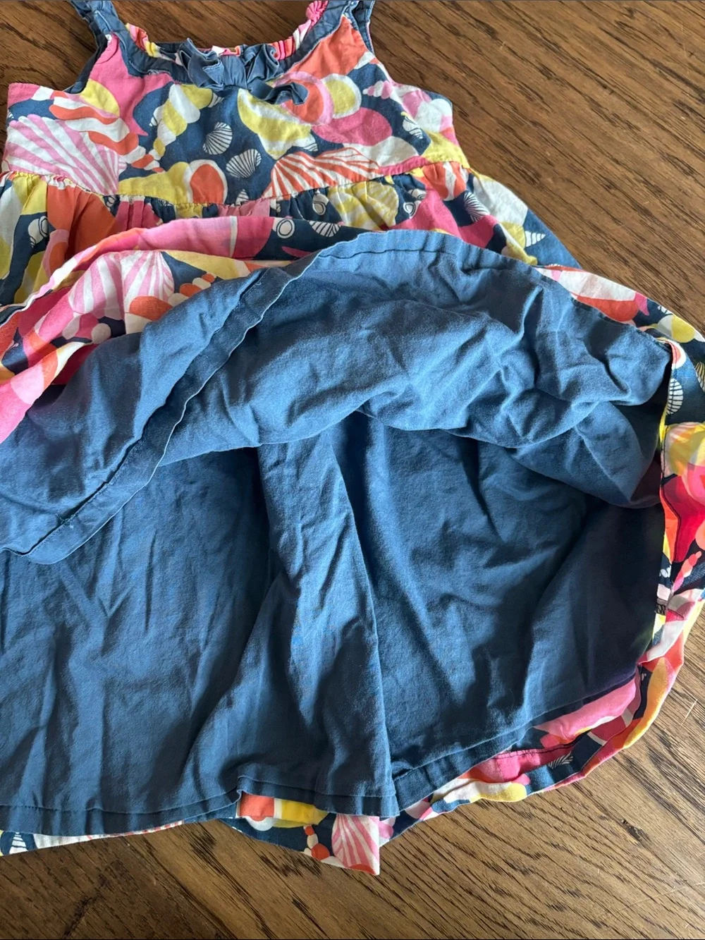 Girls' 2011 Bright Multi-Color Beach Seashell Sundress